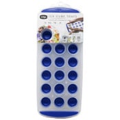 Wholesale - Edge 2pk Silicone Ice Cube Tray Standard Round Blue C/P 12, UPC: 190131121467
